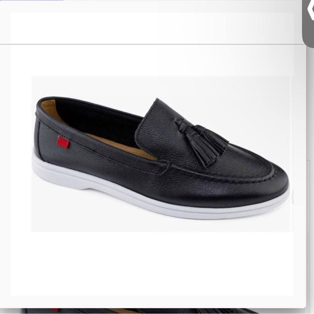 Marc Joseph New York Black Belle Tassel Loafers New Without Tags